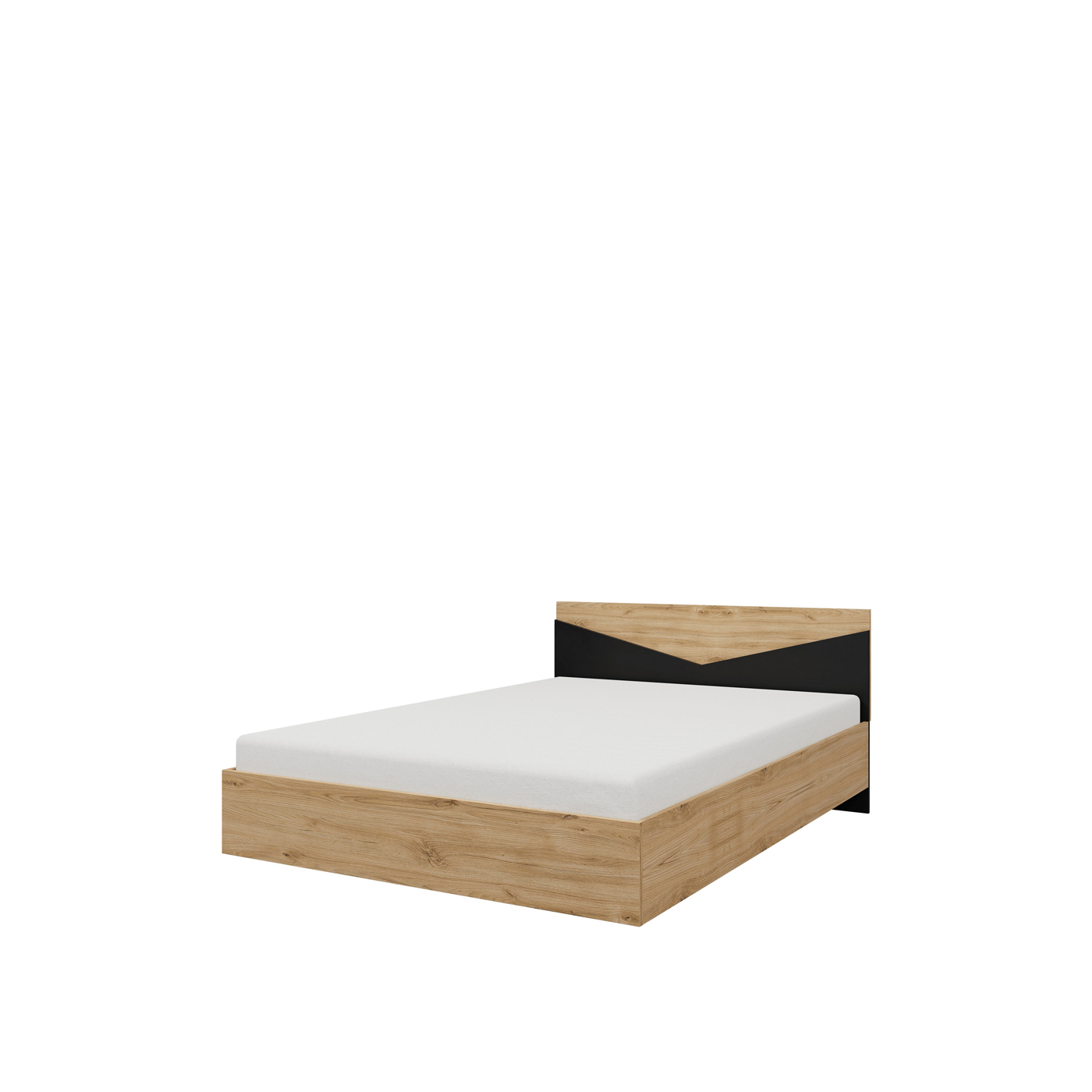 łóżko 140x200 z zagłówkiem Aston 09 140 młodzieżowe sypialniane