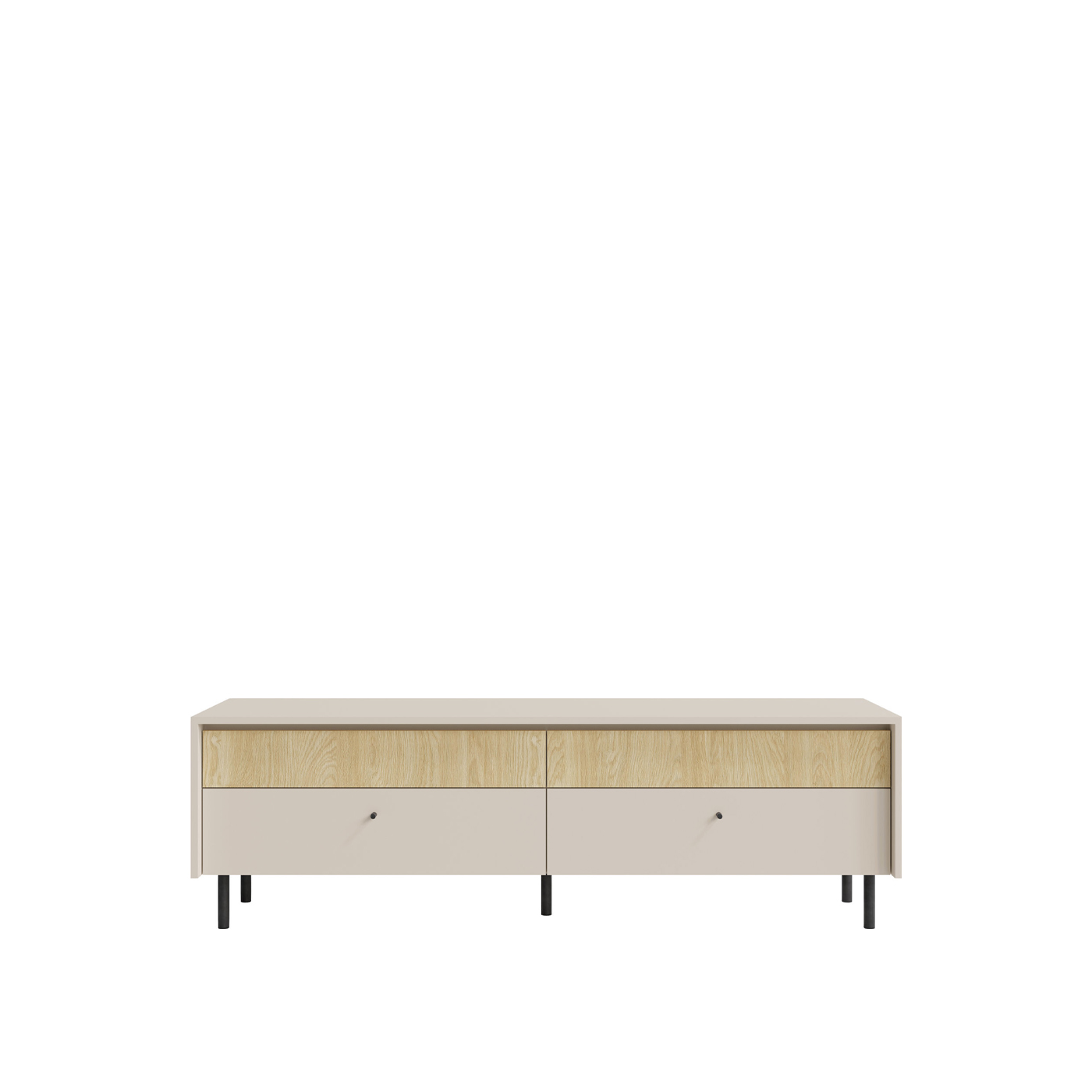 szafka 163 ,5 rtv na nóżkach Malta 09 telewizyjna z szufladami stolik