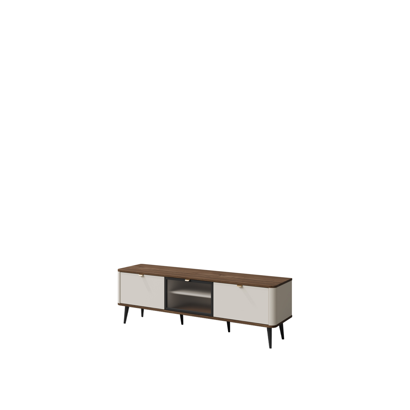 szafka 160 rtv z szybą Marly 12 przeszklona nowoczesna pod telewizor