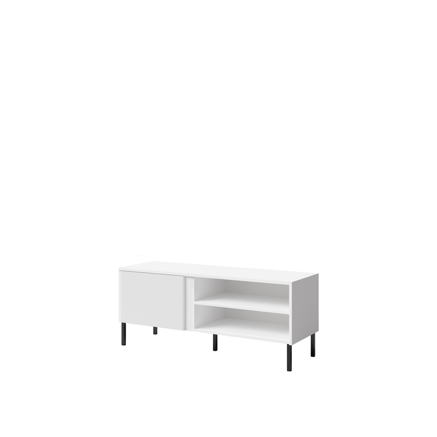 szafka 120 rtv frez Mia 07 z nogami ryflowany stolik telewizyjny do pokoju