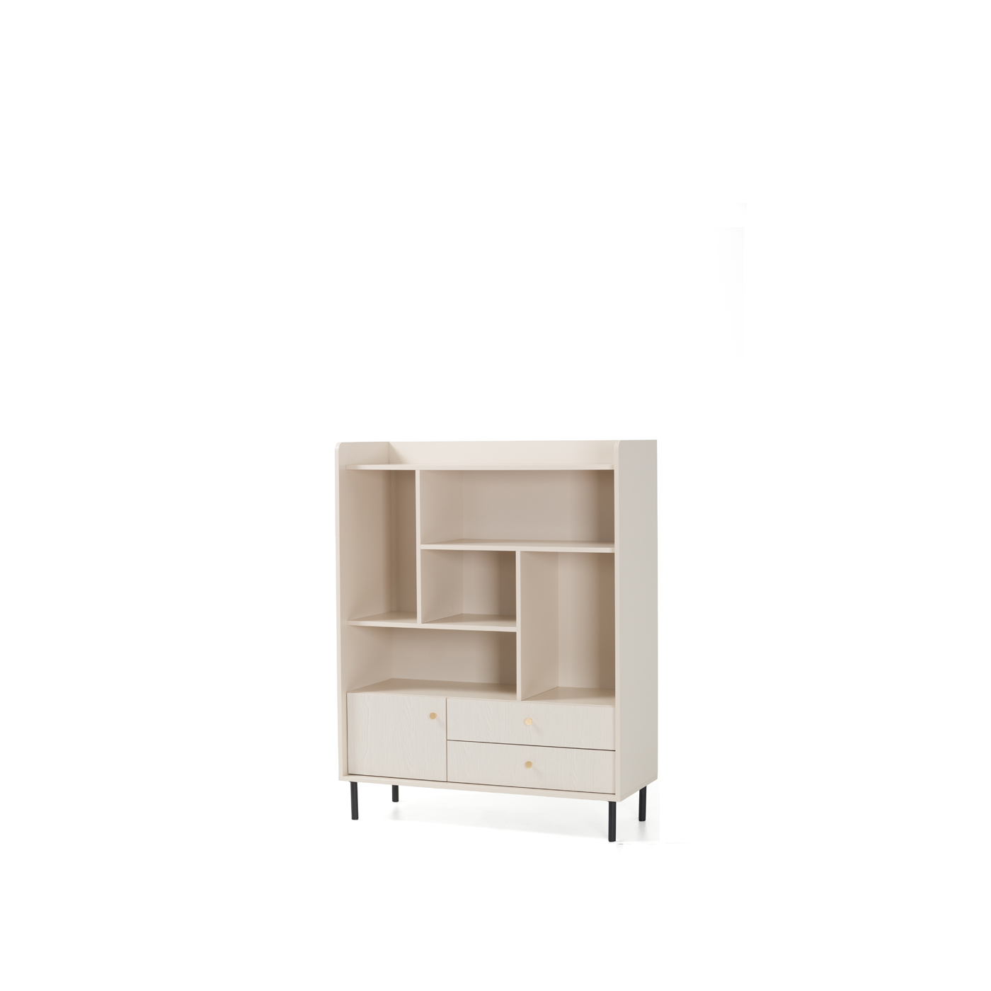 regał 103 ,5 niski z szufladami Grande 03 szafka na książki zabawki