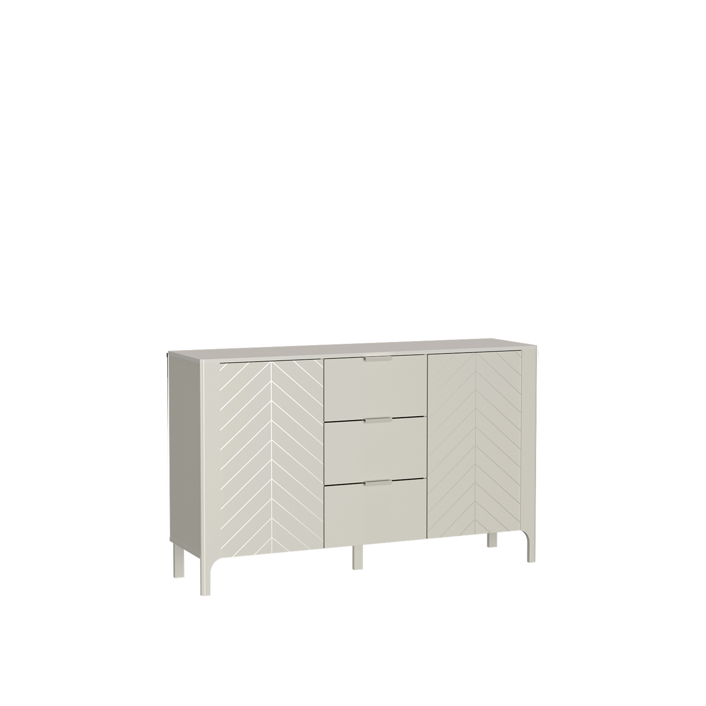 komoda 153 na nóżkach z szufladami Malumi 01 szafka duża elegancka