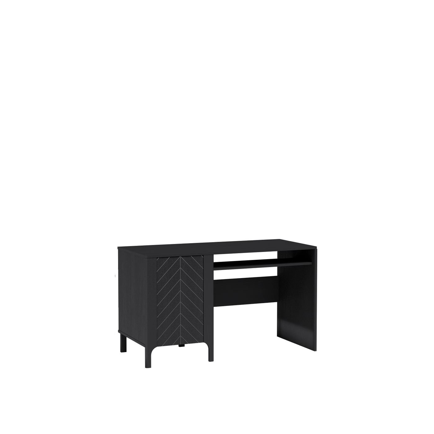 biurko 135 duże młodzieżowe Malumi 09 z szafką półką do nauki do biura