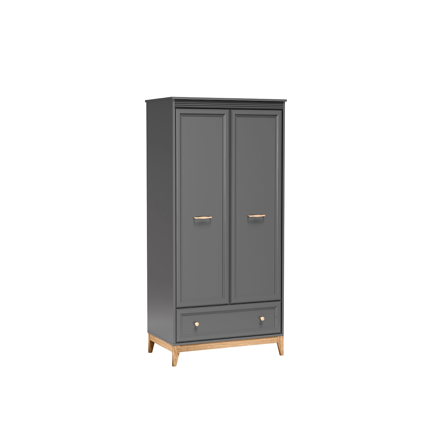 szafa 92 ubraniowa nowoczesna Terra 10 elegancka z szufladą nogami