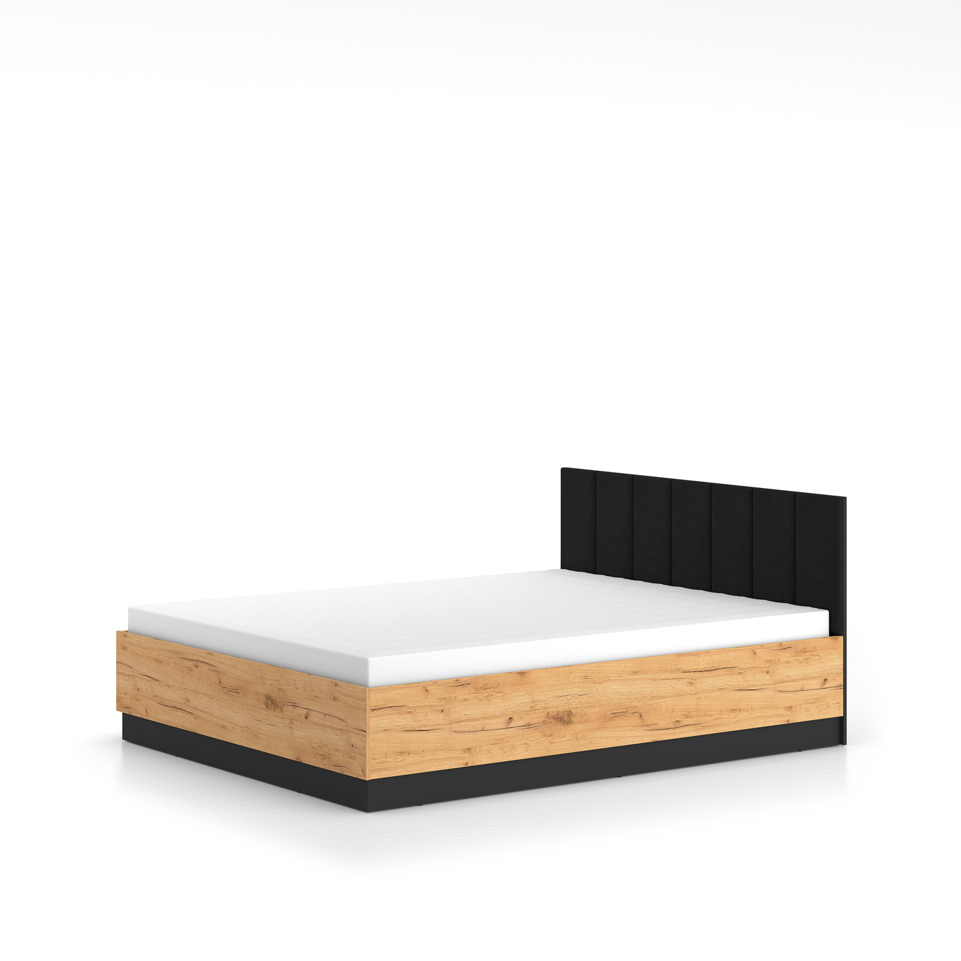 łóżko 160x200 z zagłówkiem tapicerowanym Urso 1402 loft 160