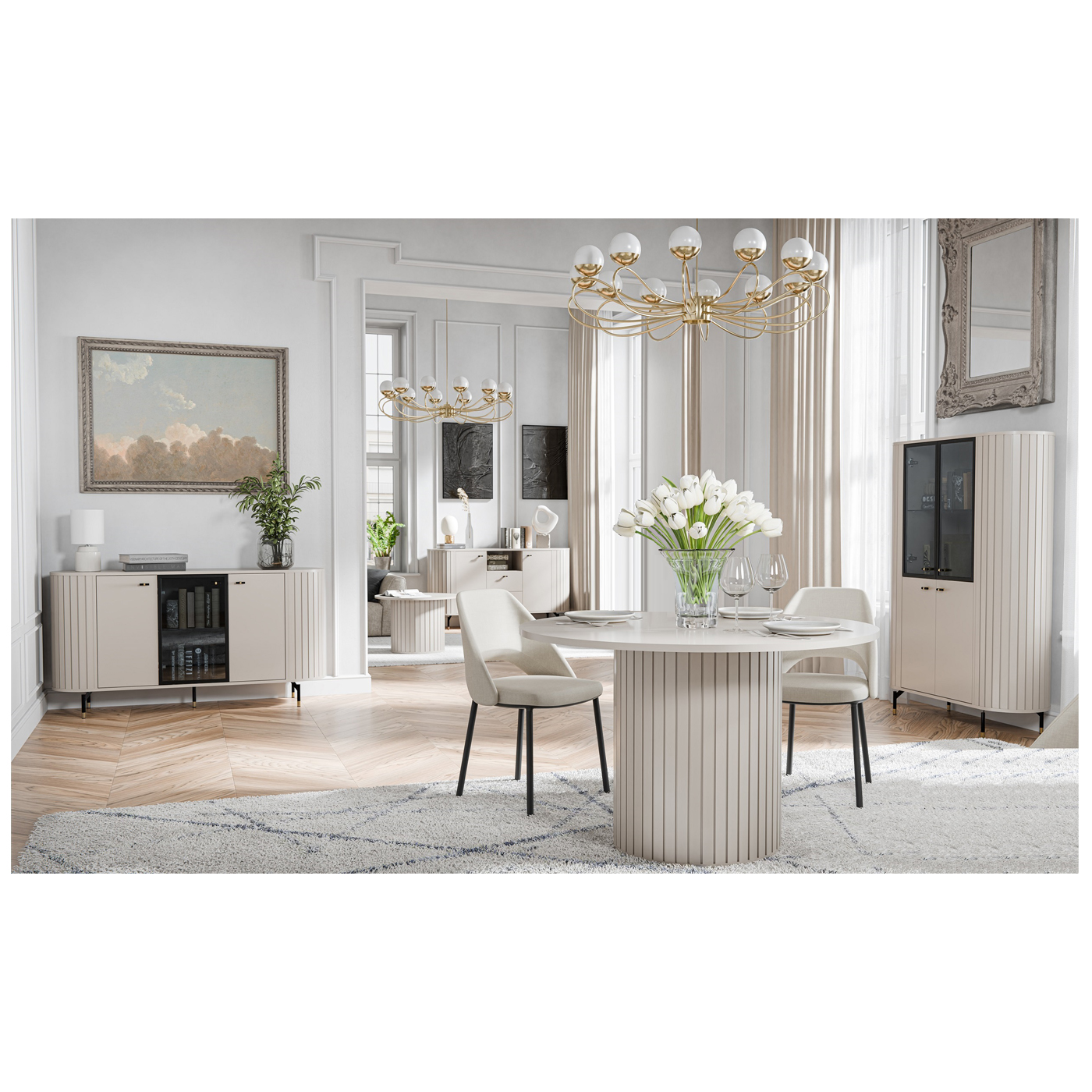 zestaw mebli nowoczesnych Zante 2 kaszmir cashmere do salonu