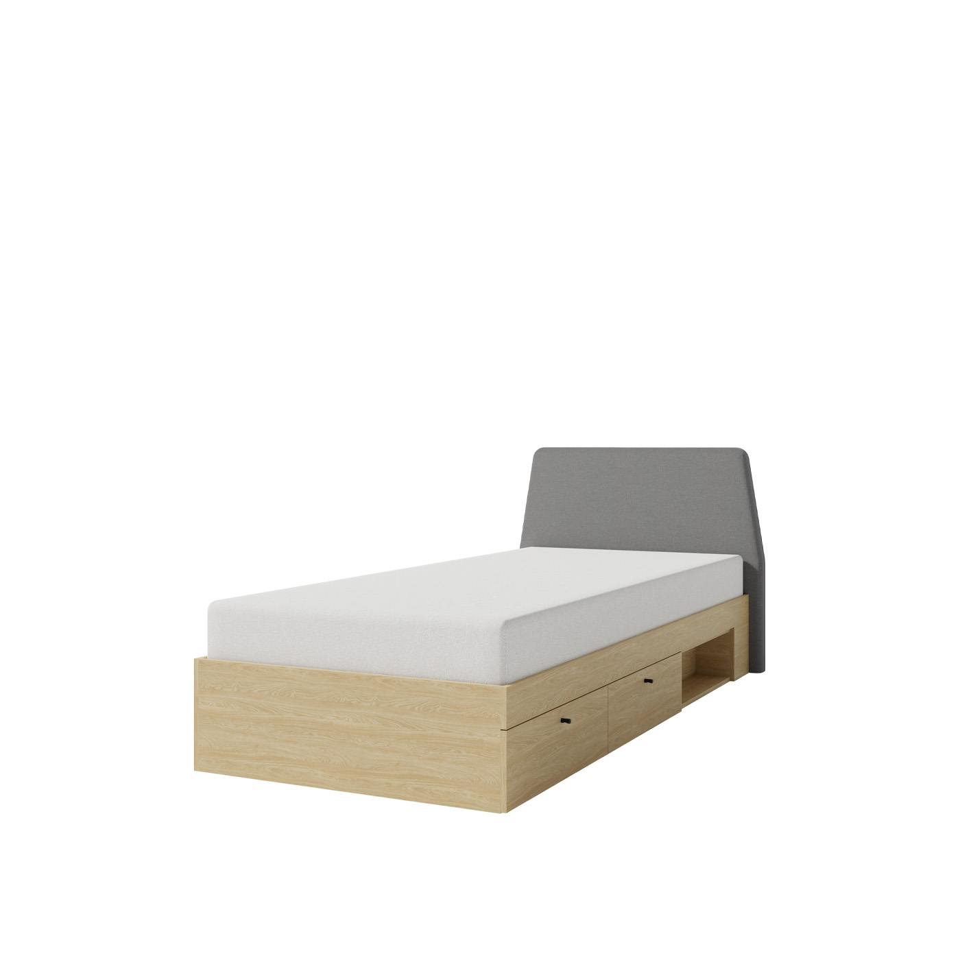 łóżko 90x200 młodzieżowe Alessio 12 pojedyncze 90 jednoosobowe