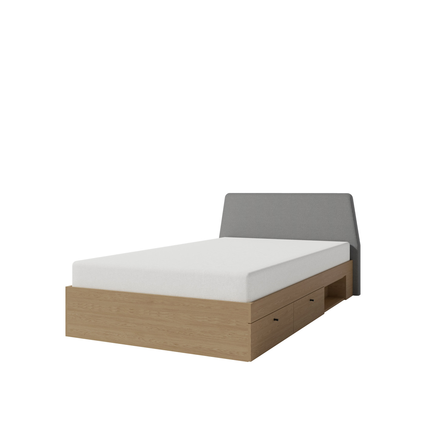 łóżko 120x200 z szufladami zagłówkiem Alessio 13 duże młodzieżowe