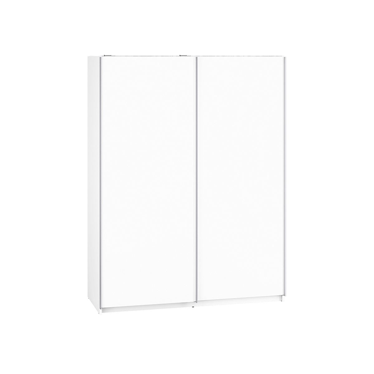 szafa 151 przesuwna Kendo 07 z półkami drążkiem biała