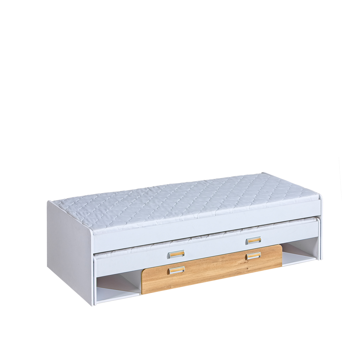 łóżko 80x200 podwójne wysuwanre Lorento L-16 dla rodzeństwa dzieci