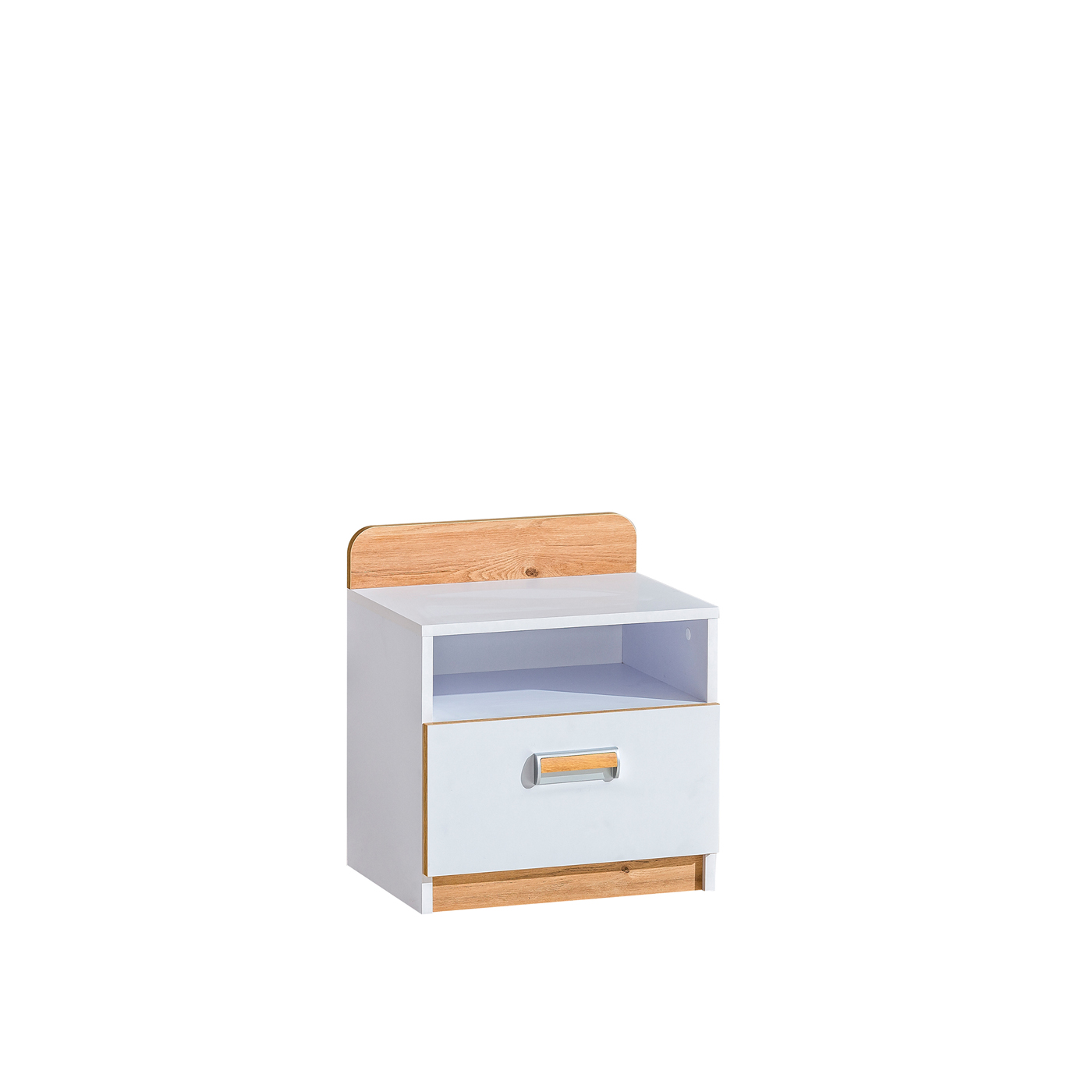 szafka 45 mała z szufladą Lorento L-12 nocny stolik biały