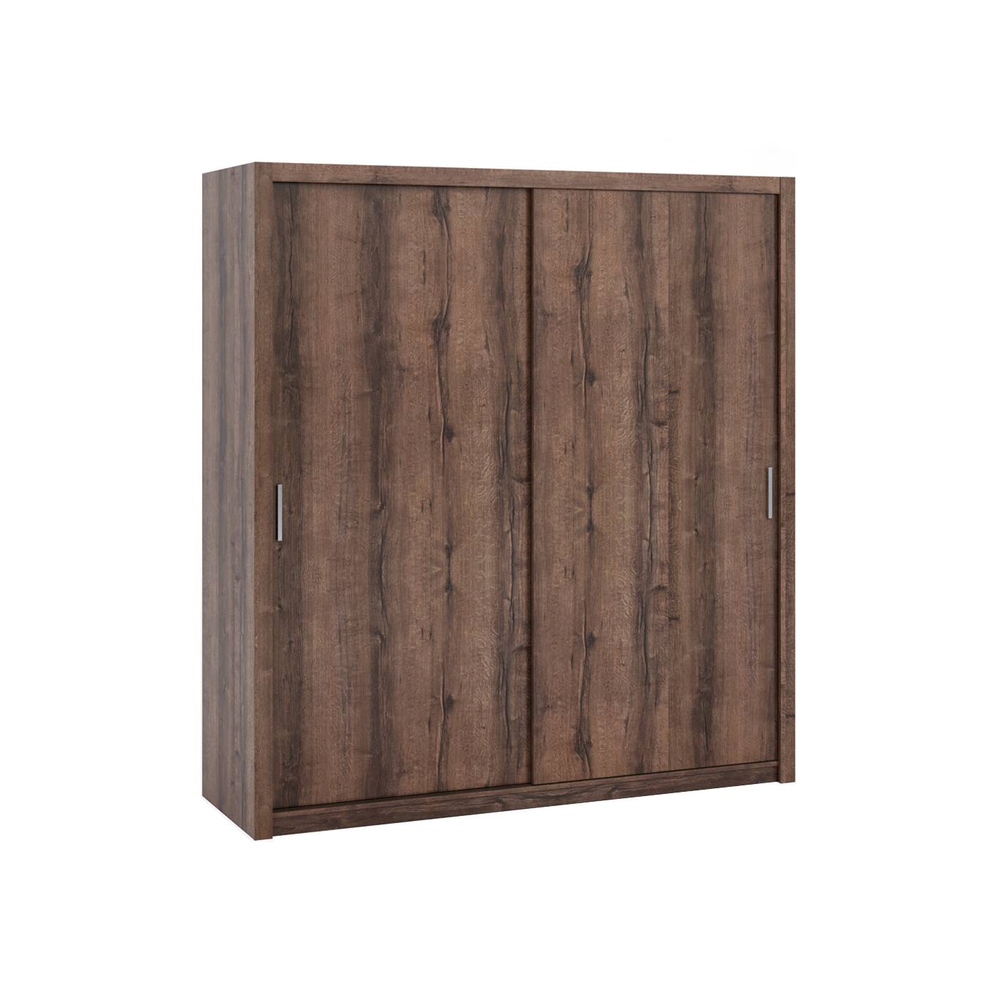 szafa 200 przesuwna Bono 16 duża półki drążki do pokoju sypialni