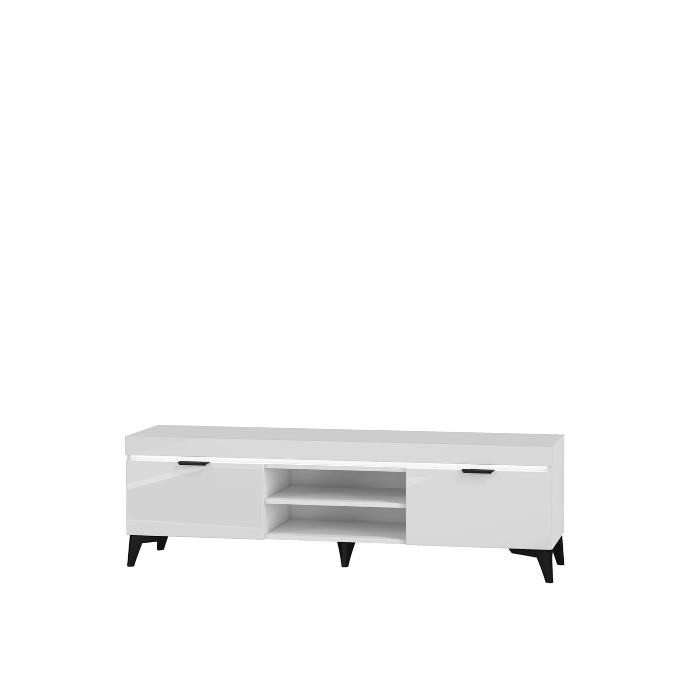 szafka 157 telewizyjna rtv Baldur BDTV-1 stolik na nóżkach pod tv połysk