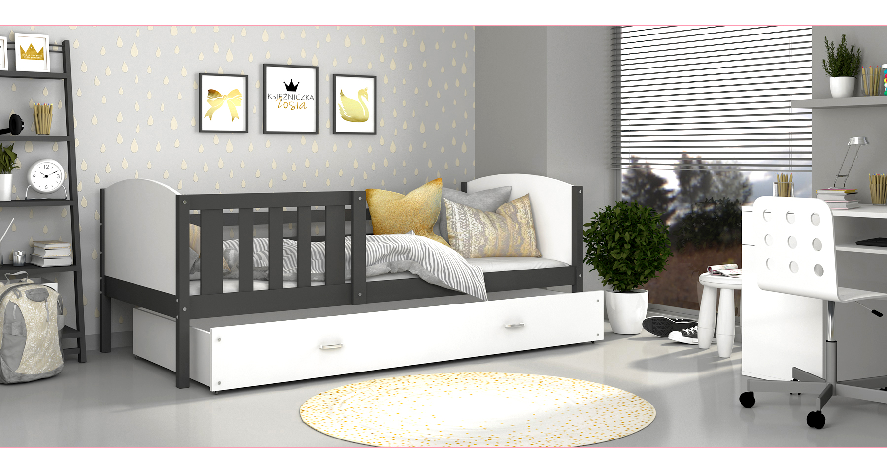 Łóżko podwójne Tami Color P2