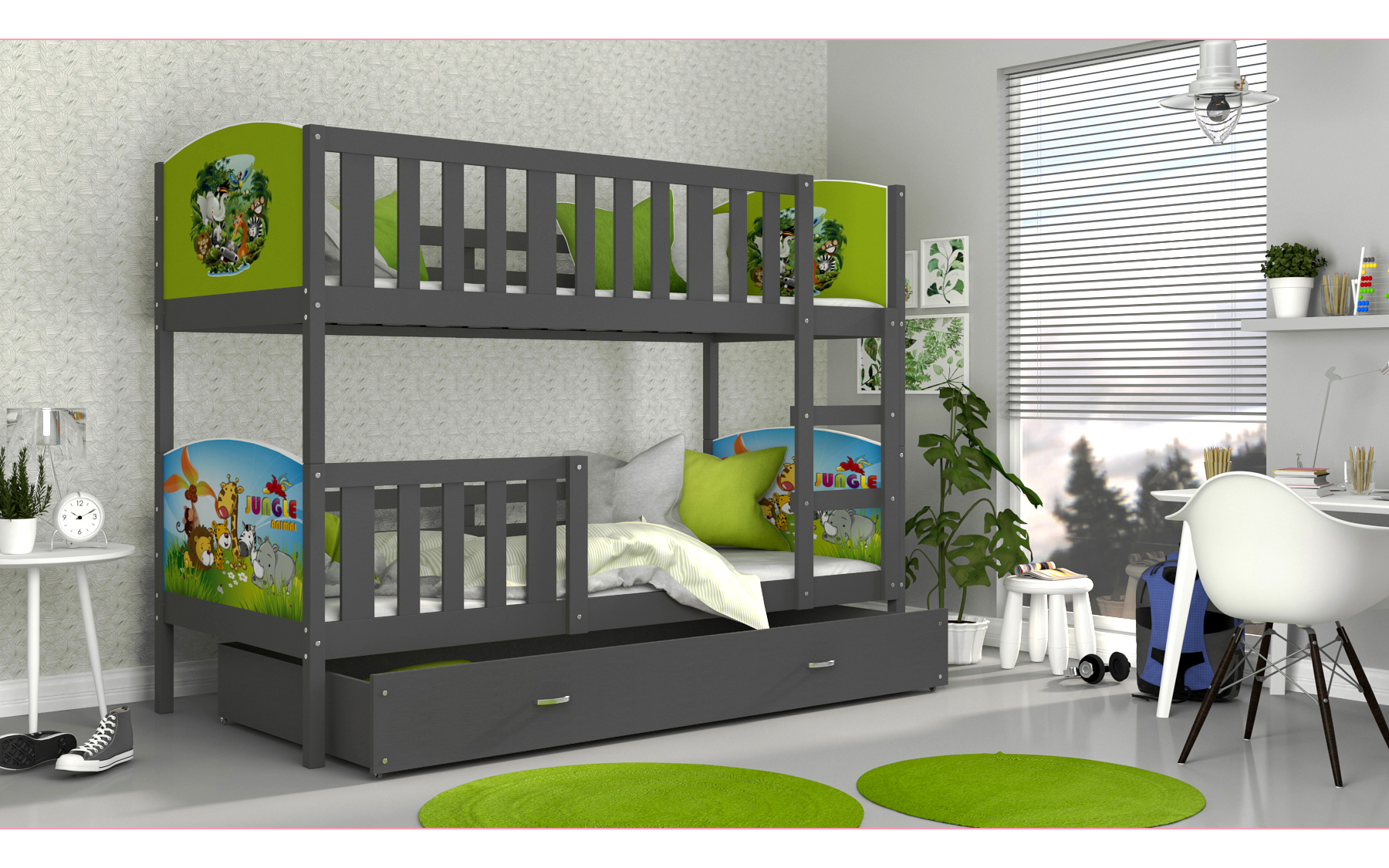 Łóżko piętrowe Tami 80x190