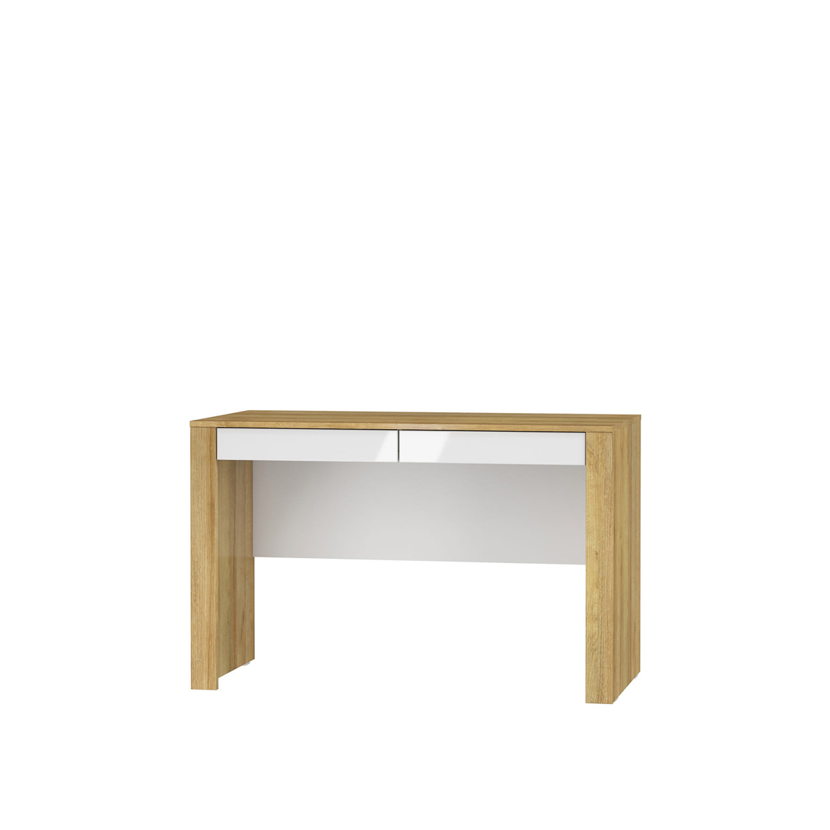 biurko 120 z szufladami proste Theo THB-1 toaletka