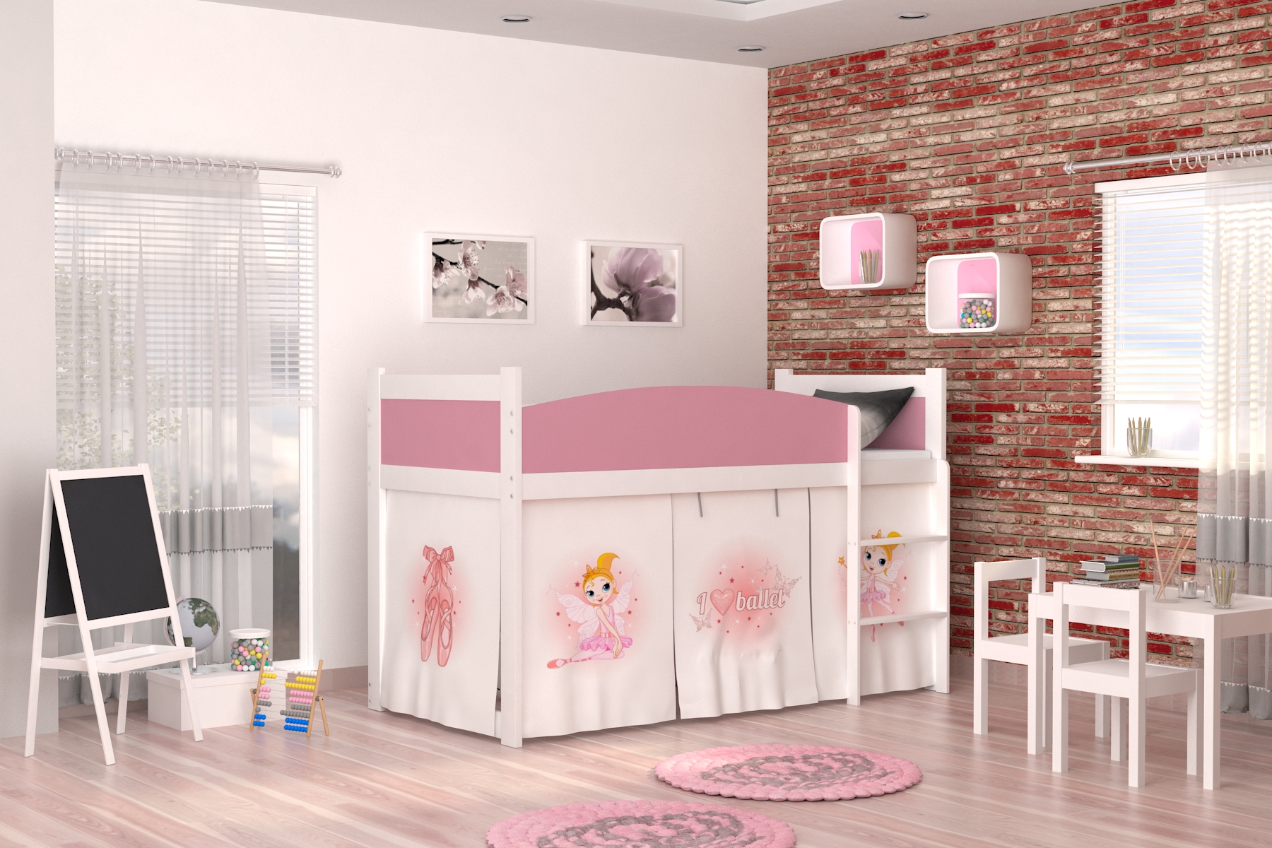 Łóżko / Antresola Twist