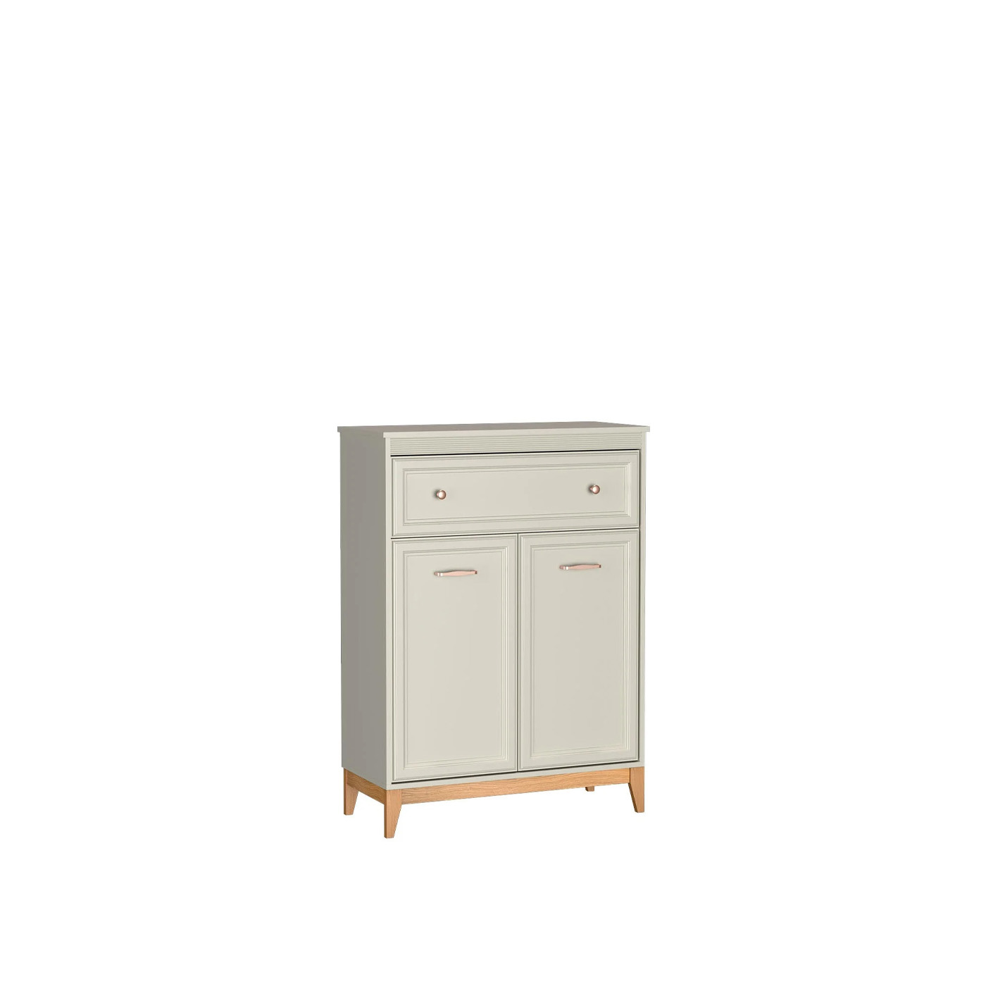 komoda 92 wysoka z szufladą Windsor 04 szafka na nóżkach do pokoju