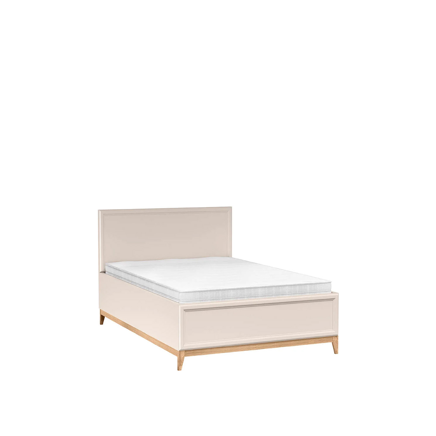 łóżko 140x200 z pojemnikiem Windsor 17 małe 140 stylowe do sypialni