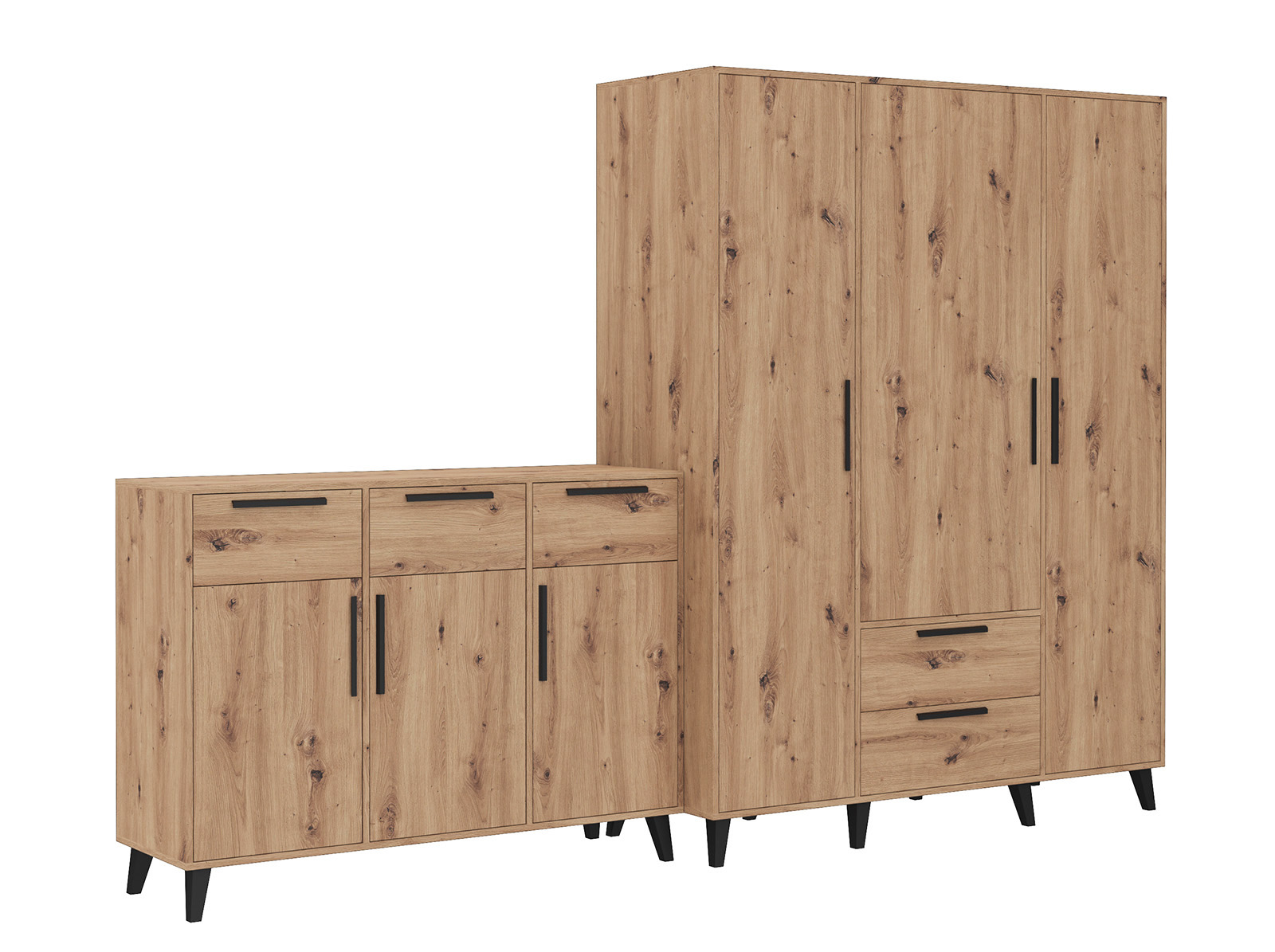 Zestaw mebli ARTI L szafa z komodą