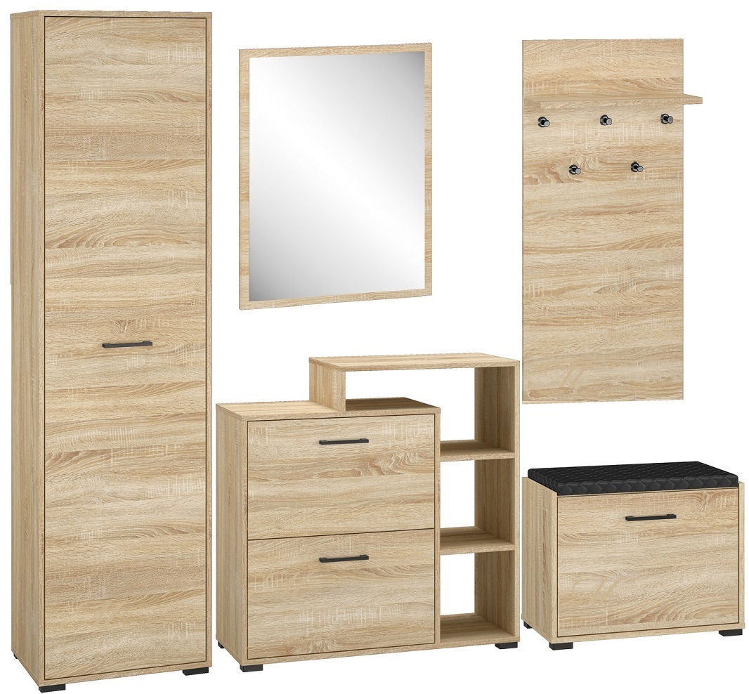 Zestaw mebli do przedpokoju Caro B garderoba