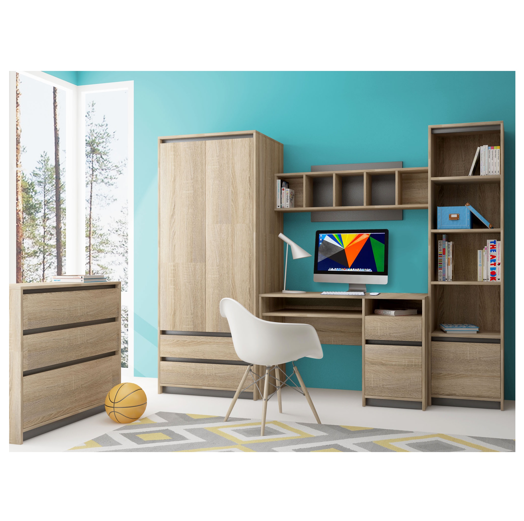 Meblościanka Madagaskar 01 z komodą