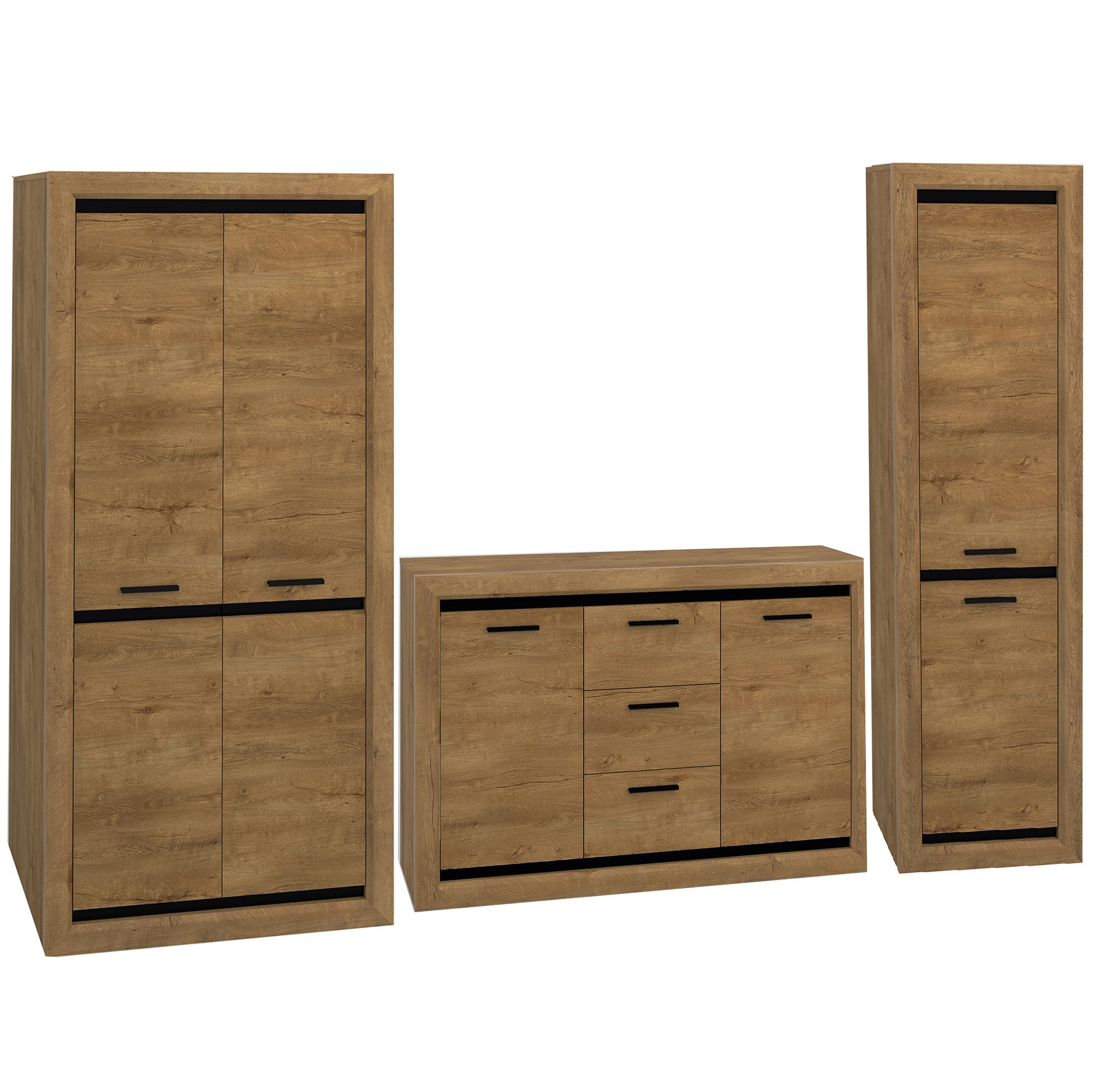 Zestaw meblościanka Baltica D komoda regał szafa do pokoju salonu