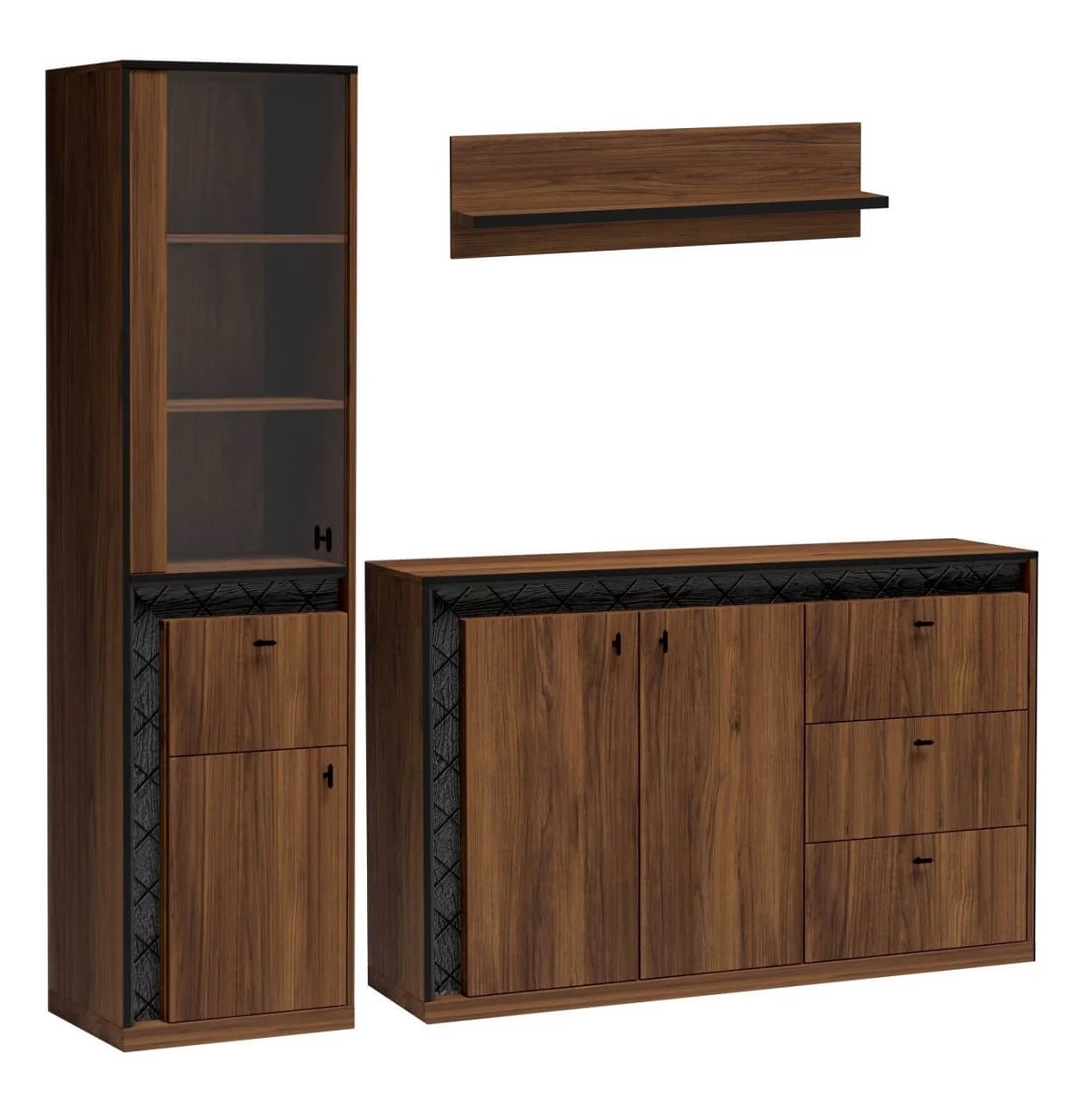 Meble pokojowe Senesi zestaw G orzech